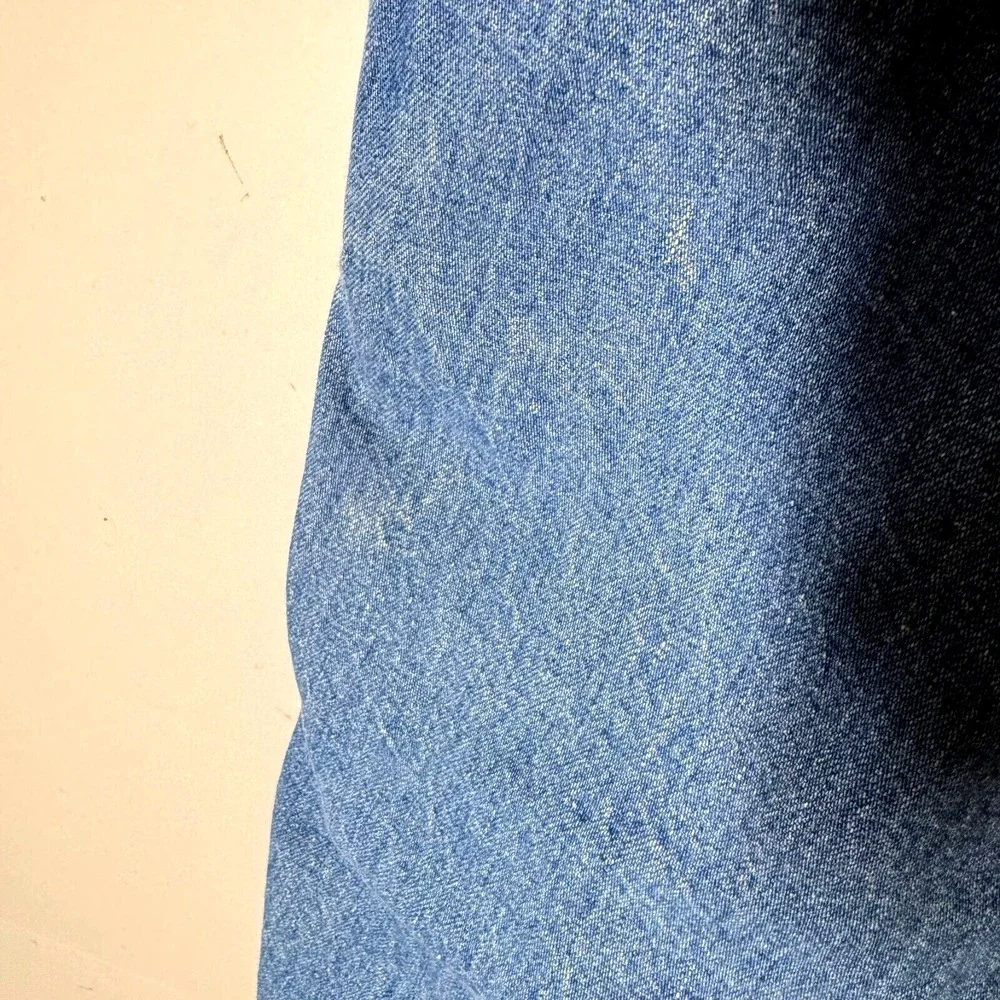 Vintage Osh Kosh Denim Jumper Dress Sz‎ 6 READ Bib Overall Made USA 31